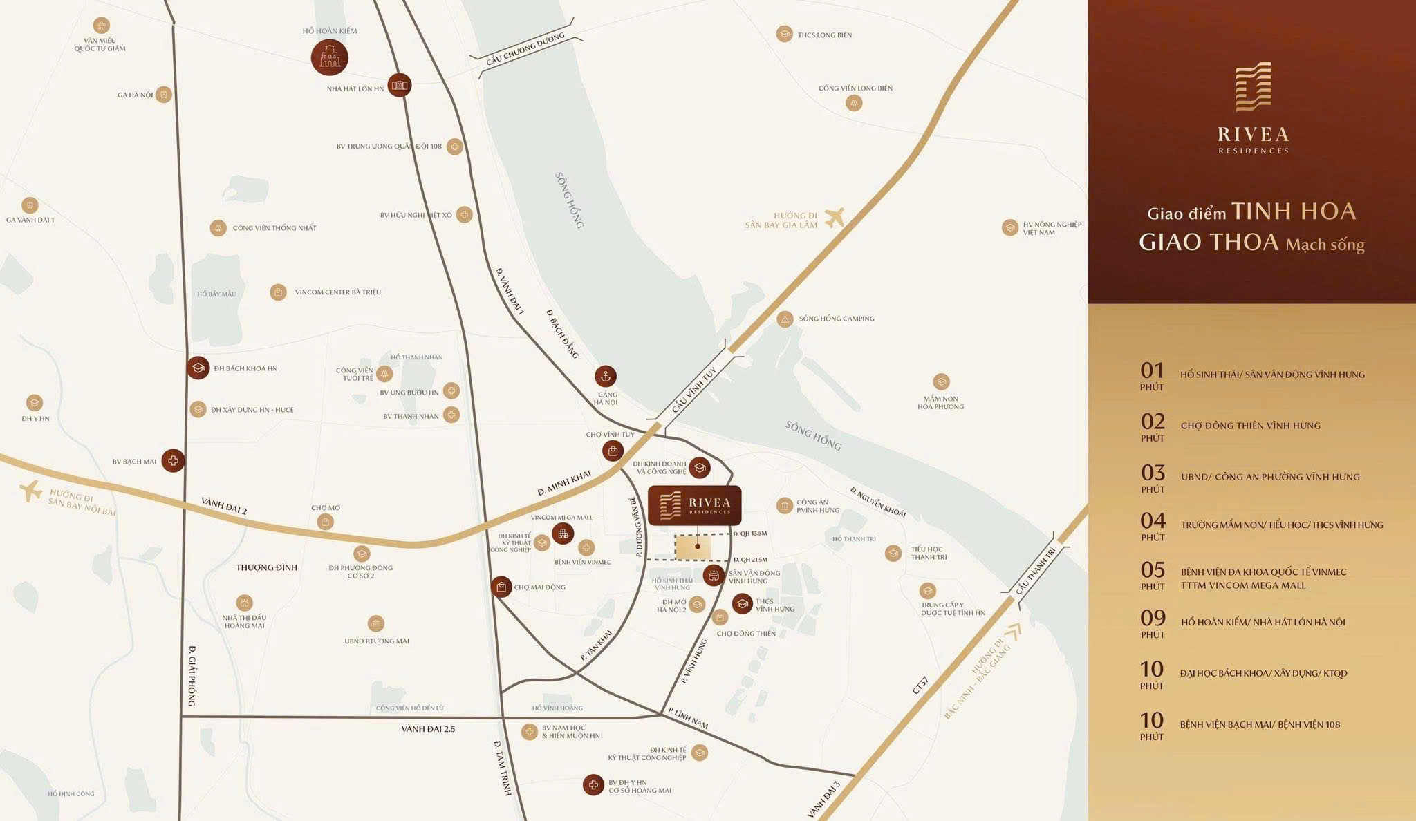 Vị Trí Đắc Rivea Residences