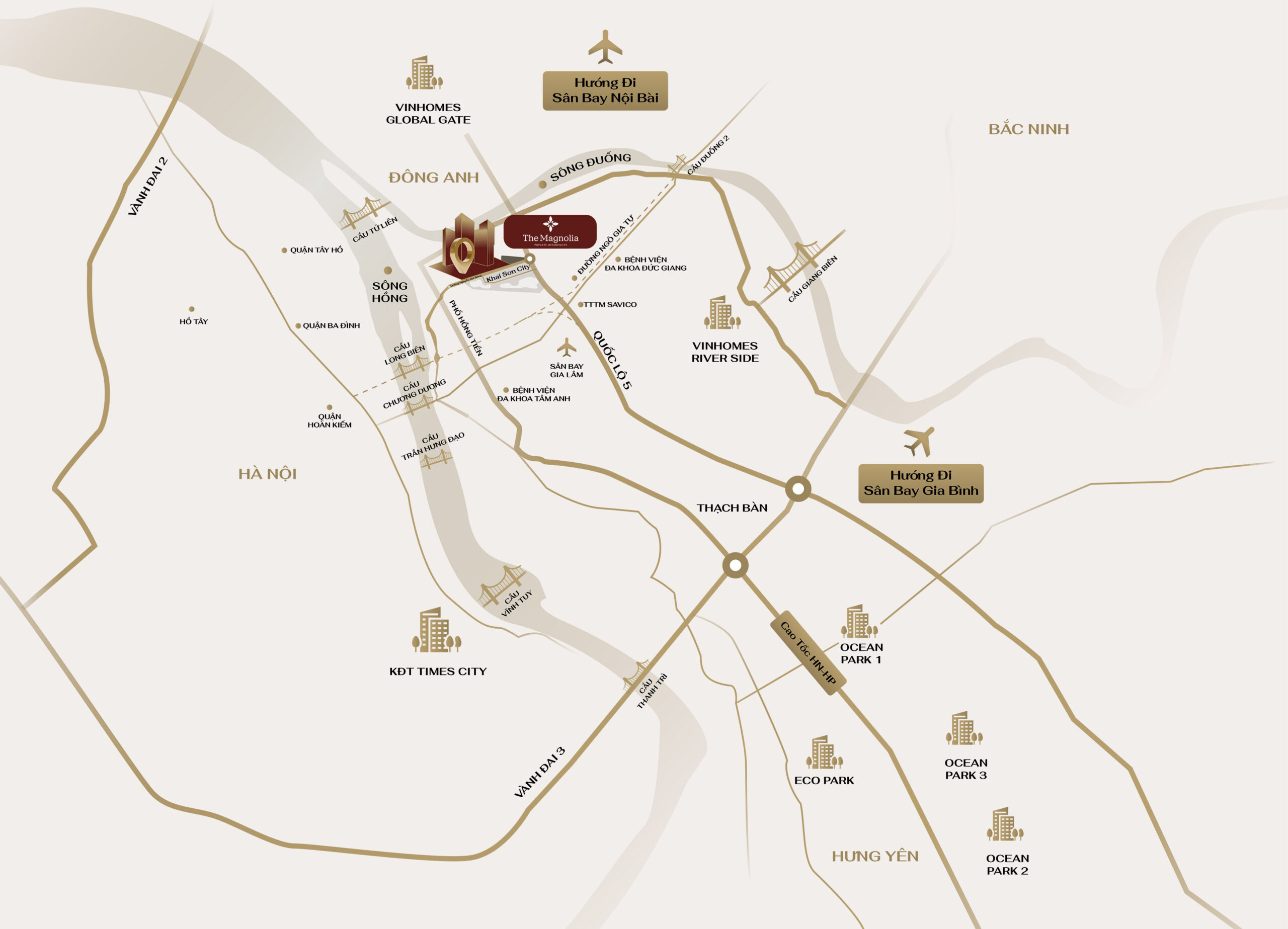 Vị trí The Magnolia