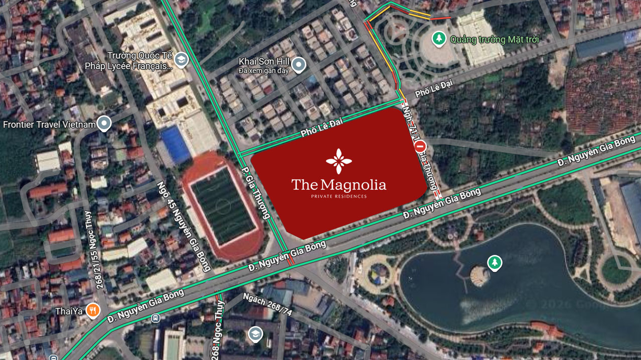 Vị trí khu đất dự án The Maglonia